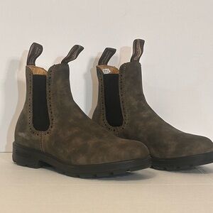Women Blundstone # 1351 High Top Boots Rustic Brown size US 8